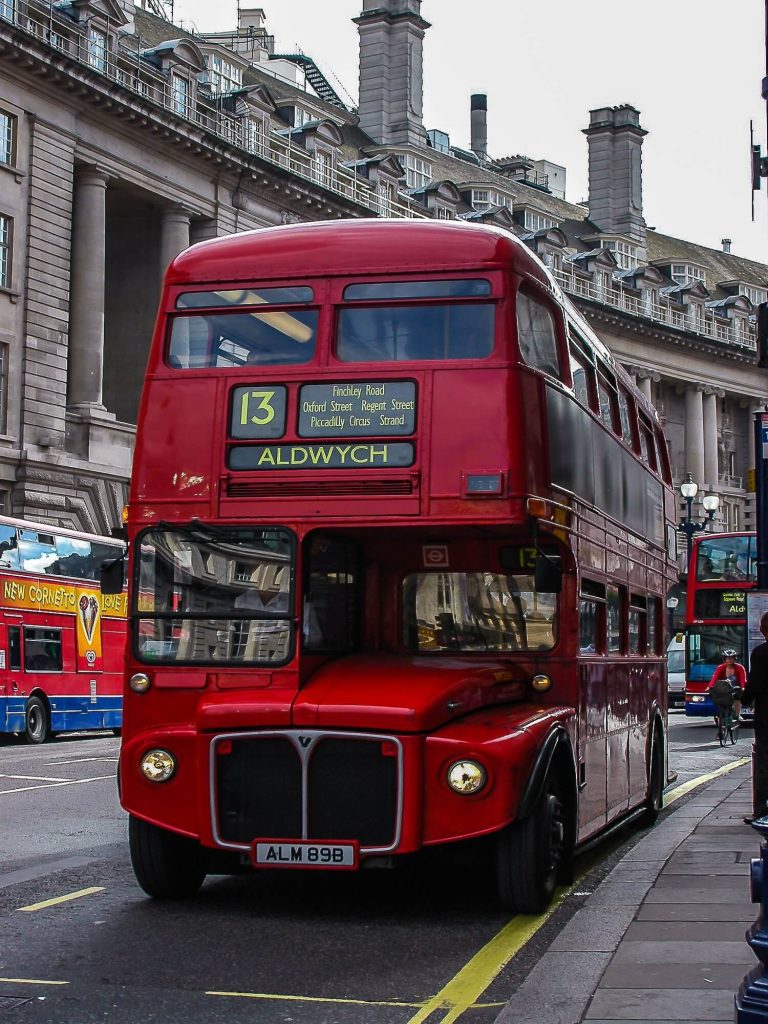 Double Decker Red London Bus